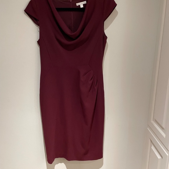 Jaques Vert Burgundy Dress - Picture 2 of 8